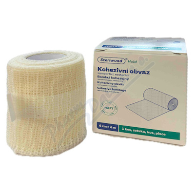 Kohezivní obvaz samodržící nester.6cmx4m Steriwund