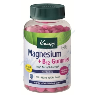Kneipp Magnesium+B12 gummies 60ks