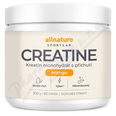 Allnature Sportlab Creatine monohydrát mango 300g