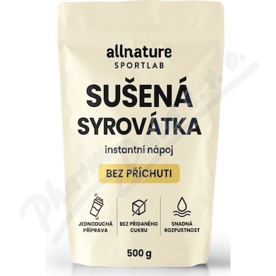 Allnature Sušená syrovátka bez příchuti 500g
