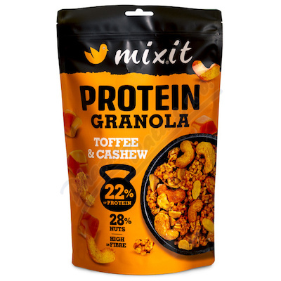 Mixit Proteinová granola z pece toffee&kešu 350g