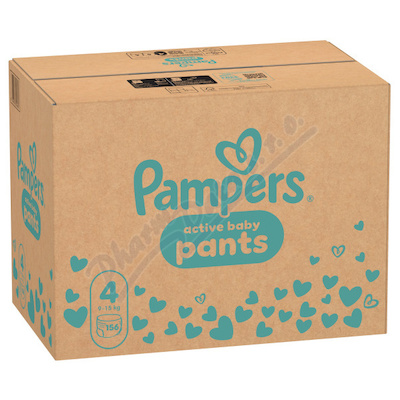 Pampers Active Baby Pants 4 plen.kalh.9-15kg 156ks
