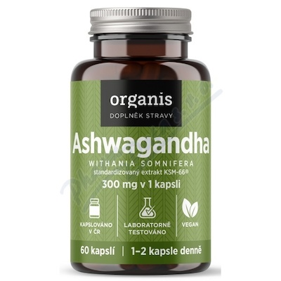 Organis Ashwagandha 300mg cps.60