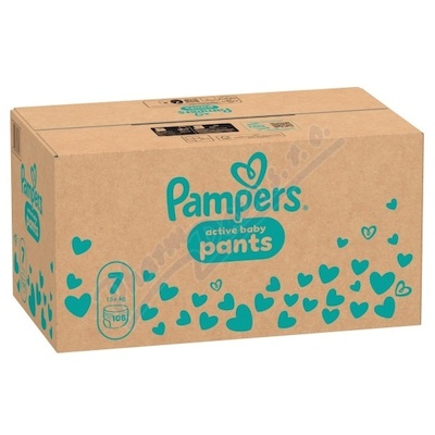 Pampers Active Baby Pants 7 plen.kalh.15kg+ 108ks