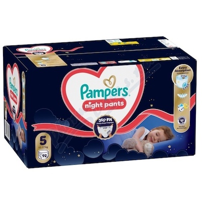 Pampers Night Pants 360°Fit 5 pl.kalh.11-17kg 92ks