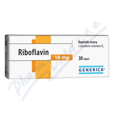 Riboflavin tbl.30 Generica
