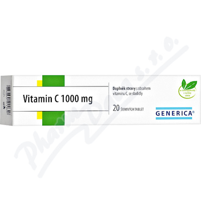 Vitamin C 1000 mg tbl.eff.20 Generica