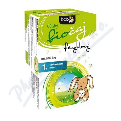 BABIO dětský biočaj fenyklový 20x1.5g 1t+